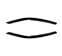 ZXBL Cache Phare Voiture Autocollant pour Volkswagen Tiguan mk2.5 2021-2023, Sourcils Paupières pour Phares Résistant à l'usure Intempéries Accessoire Tuning,Black