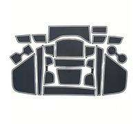 ZXBL Tapis Antidérapants pour Console Centrale de Voiture pour Kia Sportage 2018-2019, Porte-Gobelet Rainure de Porte Tapis Caoutchouc Antidérapant,White