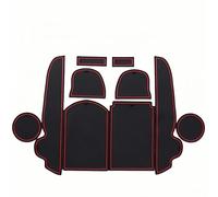 ZXBL Tapis Antidérapants pour Console Centrale de Voiture pour Toyota RAV4 2009-2012, Porte-Gobelet Rainure de Porte Tapis Caoutchouc Antidérapant
