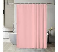 ZXBNNN Rideau de Douche Rose Simple et Tendance, imperméable, adapté à la Maison et au dortoir, décoration de Salle de Bain, Accessoires de Salle de Bain (140x145cm)