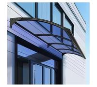 ZXCASDF Auvent Porte d'entree，Auvent Marquise d'Entrée de Bloc UV，Auvent de Porte d'Entrée en Polycarbonate，Marquise Aluminium，Couverture d'auvent de terrasse extérieure(57x60cm/22.4x24in)