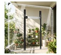 ZXCASDF Bâche Transparente avec Fermeture éclair,Bâche Transparente en PVC，bâche imperméable，Lourd bâche Transparente PVC，pergola Housse de Remplacement avec kit de Montage(H2.5xW6m/H8.2xW19.6ft)