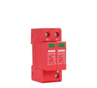 ZXCDLCCJD 2P 40KA 60KA 500V 600V 800V 1000V DC SPD Surge Protective Device Voltage Protector Solar PV Photovoltaic Lightning Arrester(60KA,DC 800V)