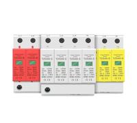 ZXCDLCCJD AC SPD 4P 3P+N 10-20KA 20-40KA 30-60KA 275V 385V House Surge Protector Protective Low-Voltage Arrester Device(275V,10-20KA)