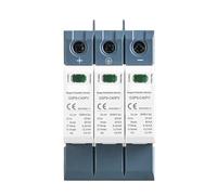 ZXCDLCCJD Dispositif De Protection Contre Les Surtensions New Energy SPD 600 V 1000 V CC 2P 40 KA, Protecteur De Tension, Parafoudre Photovoltaïque Solaire(40KA 3P 1500VDC)
