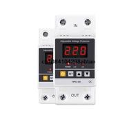 ZXCDLCCJD Dual Display 40A 63A 220V Din Rail Adjustable Digital Over Under Voltage Relay Surge Protector Limit Over Current Protection(80A)