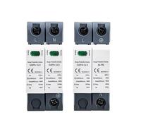 ZXCDLCCJD GSP9 12.5KA T1+T2 Class 50KA SPD 2P 1P+NPE Surge Protector 275VAC Din Rail House Surge Protector(2P 12.5KA 275VAC)