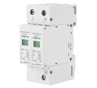 ZXCDLCCJD Parasurtenseur Photovoltaïque 220 V 2P 20 KA 40 KA 60 KA, Protection Contre La Foudre, Parafoudre Domestique(2P-40KA)