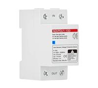 ZXCDLCCJD Single Light Over Under Voltage Protector 220V 230V 110V Automatic Recovery 40A 63A 2P AC Electrical Lower Voltage Protector(40A)