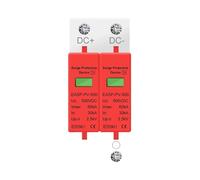 ZXCDLCCJD SPD 2P 3P DC 500V 800V 1000V 20KA~40KA 30KA~60KA House Lightning Surge Protector Protective Low-Voltage Arrester Device PV Solar(3P,DC1000V 30-60KA)
