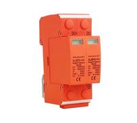 ZXCDLCCJD SPD 2P DC 500V 20KA~40KA House Lightning Surge Protector Protective Low-Voltage Arrester Device for PV Solar Photovoltaic System(2P 600V)