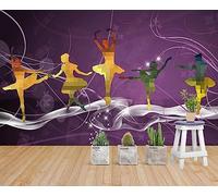 ZXCHEE Papier Peint Panoramique Ballet Papier Peint 3D Tapisserie Mural Salon Chambre Décoration Murale -ZX29167-400x255cm