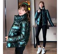 ZXCL Femmes Hiver Jacket Parkas 2021 Nouvelle Mode Jeunes Jeunes Slim Stand Collier Street Casual Street Chaud Automne Hiver Manteau-Green,S
