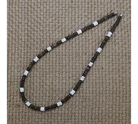 ZXCL Mode Vintage Rustic Collier Perlé Hommes Collier Naturel Coconut Naturel Collier pour Hommes Tribal Bijoux Cadeau pour lui-DC-02