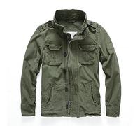 ZXCL Veste de Camo surdimensionnée Veste de Sport Veste en Jean d'épaisseur Hommes Green Vert Militaire Hiver Camouflage Camouflage Mâle XXL-Armygreen,L