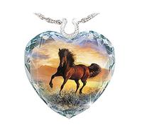 ZXCM Crystal Crystal Exquis Crystal Pendentif Collier élégant Dame Fashion Cheval Colliers pour Enfants Enfants Déclaration Bijoux Party Cadeaux