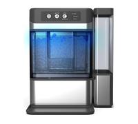 ZXCVBNMQ Machine à glaçons Portable autonettoyante de comptoir Nugget Ice Maker avec Double réservoir d'eau, capacité de 1,3 L 3 L, Machine à glaçons Commerciale
