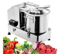 ZXCVBNMQ Robot culinaire Automatique pour Restaurants/Cuisines domestiques, Hachoir à légumes Commercial, broyeur à Viande, râpe électrique pour Fruits (6l)