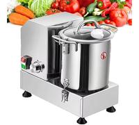 ZXCVBNMQ Robot culinaire Commercial, Robot culinaire en Acier Inoxydable, Hachoir électrique pour légumes Robuste, pour Cuisines commerciales et Restaurants (9L)