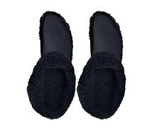 ZXCVWWE 1 paire de sabots d'hiver en peluche avec doublure en polaire pour intérieur et extérieur