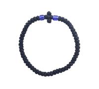 ZXCVWWE Bracelet de prière chrétienne grecque réglable - Tissé à la main - Croix orientale européenne - Bracelet orthodoxe grec - Fait à la main - Nœud à pompons - Tissé à la main