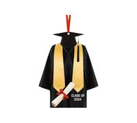 ZXCVWWE Décoration de Noël classe 2024, robe de remise de diplôme, décoration de Noël pour lycée, décorations de classe de remise de diplôme 2024, Noël