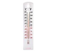 ZXCVWWE Thermomètre analogique, intérieur/extérieur en plastique, résistant aux intempéries, thermomètre de jardin analogique pour intérieur et extérieur