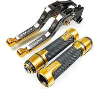 ZXCY 1 Paire Moto Frein Embrayage Réservoir Leviers Kit, pour Suzuki GSF 600 S Bandit 1995-1999 Maître-Cylindre Réglable Pliable Aluminium CNC Accessoires avec Logo