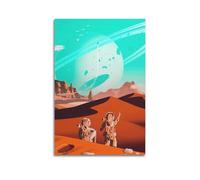 ZXCYGSAM Art24 No Man's Sky Poster décoratif sur toile pour chambre à coucher 60 x 90 cm
