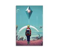 ZXCYGSAM Art27 No Man's Sky Poster décoratif sur toile pour chambre à coucher 40 x 60 cm