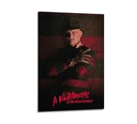 ZXCYGSAM Poster de film « A Nightmare on Elm Street » - Impression sur toile - Décoration murale moderne pour chambre à coucher - 30 x 45 cm