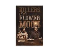 ZXCYGSAM Poster de film Killers of The Flower Moon - Impression sur toile - Décoration murale moderne pour chambre à coucher - 50 x 75 cm