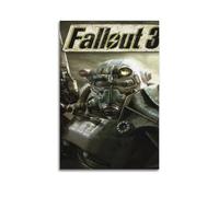 ZXCYGSAM Poster de jeu Fallout 3 Game Poster4 - Impression sur toile - Décoration murale moderne pour chambre à coucher - 50 x 75 cm