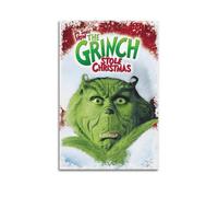 ZXCYGSAM Poster du film The Grinch - Impression sur toile - Décoration murale moderne pour chambre à coucher - 60 x 90 cm