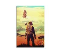 ZXCYGSAM Poster No Man's Sky Art18 - Impression sur toile - Décoration murale moderne pour chambre à coucher - 50 x 75 cm