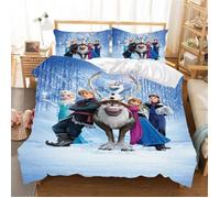 ZXD-354 Parure de lit dessin animé Disney la reine des neiges, ensemble de literie pour , housse de simple Taille:200x200cmx1