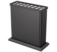 ZXDRYBHD Porte-queues Métallique, Support Billard Autoportant avec Revêtement Antirouille, Design Gain de Place pour Salle de Jeux, Club & Maison(Black,16)