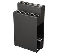 ZXDRYBHD Support de Queue de Billard sur Pied, Porte-Queue Portable pour 10 Queues, salle de Jeux, Garage(Black)