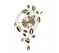 ZXDTVFGN Grande Horloge Murale en Métal - Design Moderne pour Salon, Salle à Manger, Cuisine - Horloge Décorative Élégante