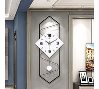 ZXDTVFGN Horloge Murale à Pendule à Quartz - Mouvement Silencieux, sans Tic - Tac - Élégante Horloge Décorative pour Le Salon