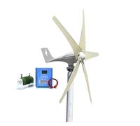 ZXDTVFGN Kit Générateur Éolien Horizontal Silencieux 3000w - 12v/24v/48v avec Contrôleur pour Solutions Énergétiques Industrielles - Modèle 4, Production d' Énergie Efficace