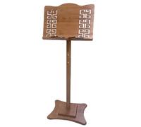 ZXDTVFGN Pupitre de Chef D' Orchestre, Pupitres Pliables pour Partitions/Organisateur de Partitions en Bois, Hauteur Réglable pour Diverses Situations de Représentation