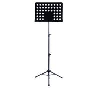 ZXDTVFGN Pupitres, Pupitre Portable avec Pince pour Livre de Musique, Pliable et Relevable, pour Guitare et Violon, de Chef D' Orchestre (Noir)