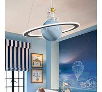 ZXDTVFGN Suspension Astronaute, Lustre LED créatif avec éclairage planétaire à intensité Variable pour Chambre d'enfant, crèche, Salle de Jeux