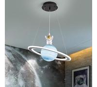 ZXDTVFGN Suspension Astronaute, Lustre pour Chambre d'enfant, lumières LED créatives, Convient aux Chambres d'enfants, crèches pour garçons, Cuisines avec allée de Jouets