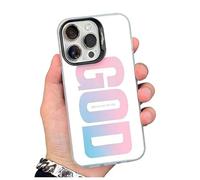 ZXDZSW Dieu a Un Plan for Vous Coque de téléphone inspirante for iPhone, téléphone arrière Rigide résistant aux Chocs, Coque en Silicone Souple Antichoc(A,for 12 Mini)