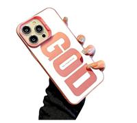 ZXDZSW Dieu a Un Plan for Vous Coque de téléphone inspirante for iPhone, téléphone arrière Rigide résistant aux Chocs, Coque en Silicone Souple Antichoc(F,for 17 Pro Max)