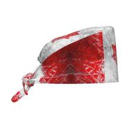 ZXERTG Chapeau de travail unisexe rétro imprimé drapeau du Canada, casquette de travail absorbant la transpiration et respirante, taille réglable pour un usage quotidien, noir, Noir , Taille unique