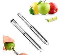 ZXfad 2pcs Vide Pomme, 2 Tailles (1.4 cm, 2 cm), Coupe Pomme, Extracteurs de Pommes et de Poires, Adaptés aux Pommes, Poires et Autres Fruits et Légumes