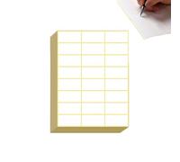 ZXfad 360pcs Étiquettes auto Adhésives, 50 x 24 mm, Inscriptibles, Autocollants Universels, Adaptés aux étiquettes de prix, aux étiquettes d'adresse, etc.